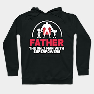 Superhero Dad T-shirt Design Hoodie